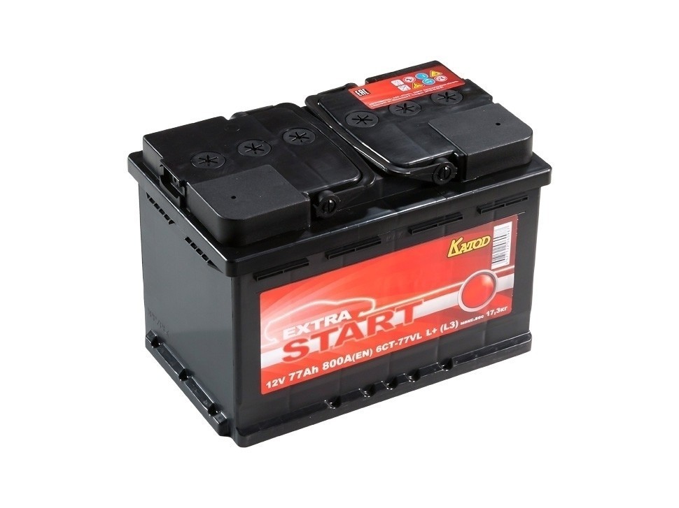 КАТОД EXTRA START 6СТ-77VL L+ (L3)