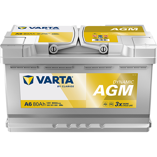 VARTA Dynamic AGM 580 901 080 A6