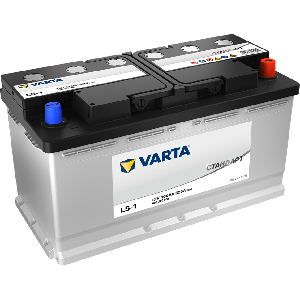 VARTA Стандарт 6СТ-100.0 600300082 L5-1