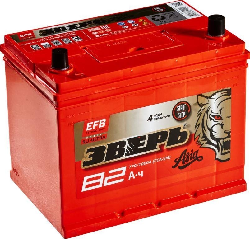 ЗВЕРЬ 6СТ-82EFB Asia 110D26L ZVEFBA 82-3-R